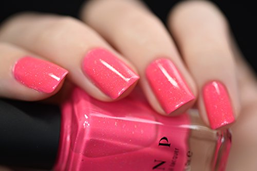 Image of ILNP Summer Crush - Vibrant Pink Neon Holographic Nail Polish