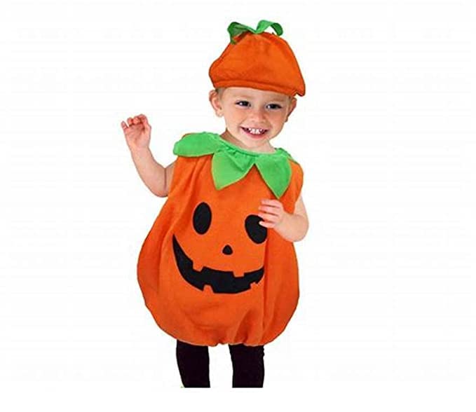 MODERNAZ Polyester Pumpkin Dress For Kids | Halloween Women Pumpkin Costume Pumpkin Cosplay Party Clothes (3-4 Years), Orange (B0BYQCZ18P) Amazon Price History, Amazon Price Tracker