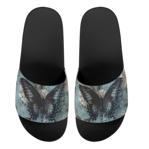 Howilath Novelty Animals Pattern Women's Slide Sandals, Casual Soft Sole Open Toe Non-Slip Single Band Slide Sandals2