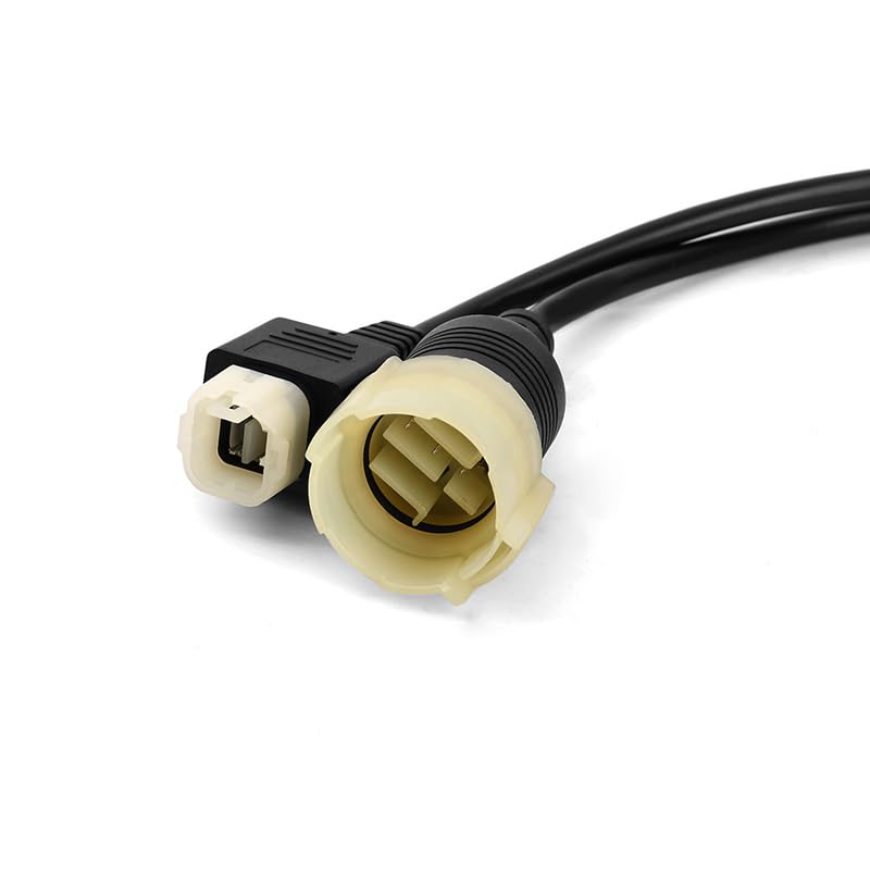 Cavo adattatore OBD2 2 in 1, cavo diagnostico OBD da 16 pin a 4 pin a 8 pin, spina OBD2 a OBD1 a 4 pin per Suzuki SDS 8.40 Jet Boat Work con lettore di codice Elm327 Obd2