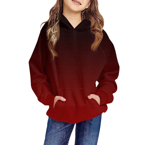 Black Sweatshirt Boys Long Sleeve Tie Dye 2025 Hoodies Cute Oversized Hooded Sweatshirts Preppy Pullover Tops Pockets