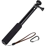 HAMA Supporto per Gopro e action cam "Selfie 90", metallo (30-90 cm), nero