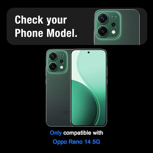 Image of Mr.Shield Top-Notch HD+ Tempered Glass Screen Protector Guard for Oppo Reno 14 5G (6.59 inch), 9H Hardness, Military Grade Protection, Easy Installation kit