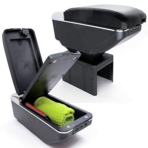 Apoio de Braço Universal Preto Ajustável 7 Entradas Usb