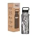 Healthy Human Marble Collection Stainless Steel Vacuum Insulated Water Bottle | Keeps Cold 24 Hours, Hot 12 Hours | Double Walled Water Bottle | 32 oz Stone Black