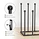 pickpiff Freistehendes Schuhregal – Schwarze Metall-Schuhaufbewahrung, Schuhregale Aufbewahrung für Schlafsaal, Schrank, Eingangsbereich, Schlafzimmer, Terrasse, Outdoor, Flur, Organizer,