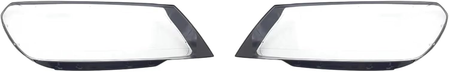 Clear Glass Headlamp Lens Compatible With VW For Touareg 2016 2017 2018 Car Headlight Cover Lens Glass Shell Headlamp Transparent Lampshade Accessories(1 pair)