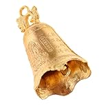 Abaodam レトロ製ベル シャープな音色 縁起物風水ベル 多用途 家 オフィス ガーデン装飾 タッセル用チャーム付き 呼び鈴やウィンドチャイム