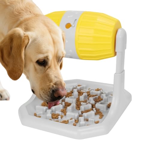 Cuenco para perros | Tazón antiglotón rompecabezas comida para perros cachorro - Juguete nutrido Juego Comida Diario Salón Interior Exterior Viaje