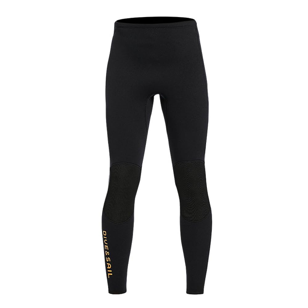 Jemora Pantalon de Combinaison en néoprène 3mm pour Hommes, Pantalon de Surf, Garde au Chaud, Pantalon de plongée pour la Natation, Le Surf et la plongée