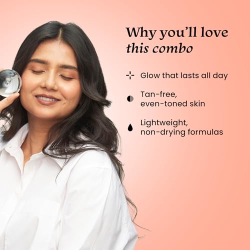 Image of Foxtale Bright Start Duo | Super Glow Face Wash with Vitamin C & Papaya Enzyme + SPF 50 Glow Sunscreen with Vitamin C & Niacinamide | Daily Tan Removal & Brightening | 100ml + 50ml | For Men & Women