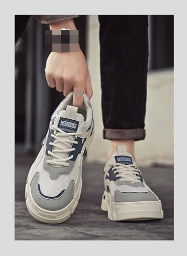 Mens Trend Walking Skate Shoes Athletic Walking Gym Shoes Casual Slip-Resistant Wear-Resistant Sneakers3