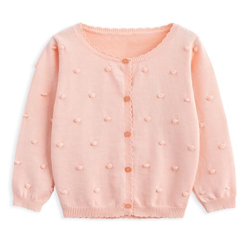 Image of Curipeer Toddler Girl Sweater Cardigans, Long Sleeve Coat, 18M-9Y | Soft Warm Fabric, Spring and Fall Casual Wear, Little and Baby Girl