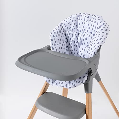 Twistshake Oeko-Tex Certified Cotton Cushion with Velcro Fastening for Highchair, White, Single Pack - Image 3