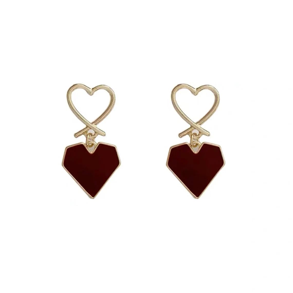 See full amazon price history chart for Heart Trendy Earrings For Women Girls Korean western Light Weight Stylish fancy Heart Trendy Earrings For Women Girls Korean western Light Weight Stylish fancy (B0D9RH8JGN) Amazon Price History, Amazon Price Tracker