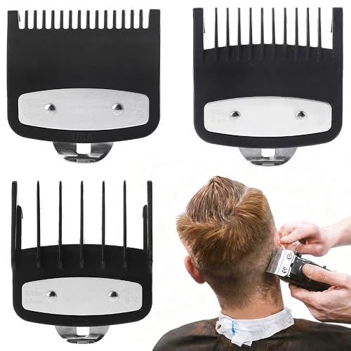 Lot de 3 embouts pour tondeuse à cheveux au choix, peignes de guidage, embouts Clipper pour tondeuse à cheveux Wahl Magic Clip