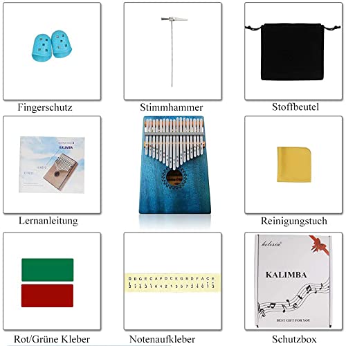 FLSEPAMB Kalimba Piano à Pouce 17 Touches avec kit D’apprentissage Piano à Doigt, Instrument de Kalimba Cadeau Parfait… - Les Beatles, Paul McCartney, John Lennon, RIngo Starr, George Harrison FLSEPAMB Kalimba Piano à Pouce 17 Touches avec kit D'apprentissage Piano à Doigt, Instrument de Kalimba Cadeau Parfait… – Image 6