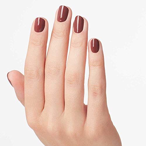 Opi Infinite Shine 2 Long-Wear Lacquer, Opaque Crème Finish Brown Nail Polish, Up To 11 Days Of Wear, Chip Resistant & Fast Drying, Linger Over Coffee, 0.5 Fl Oz #TOP1
