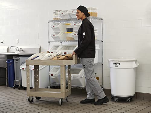 Rubbermaid Commercial Products Space Saving Food Storage Container, 8-Quart, Clear, -40 F To 121 F Temperature Range, Best Use For Restaurant Kitchens/Lunch Rooms With Wet And Dry Food/Meats/Pasta #TOP6