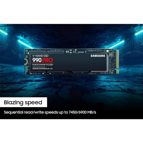 Image of Samsung MZ-V9P4T0B /AM 990 PRO PCIe 4.0 NVMe M.2 SSD 4TB Bundle with 2 YR CPS Enhanced Protection Pack