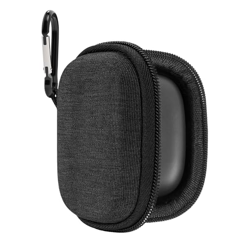Geekria Shield Earbuds Case Compatible with JBL Wave Beam 2, Live Buds 3, Flex 3, TUNE 220TWS, Live Pro 2, Vibe Beam, Replacement Hard Shell Travel Carrying Bag (Black)