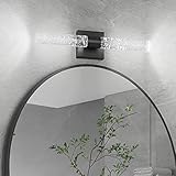 Tipace Black LED Crystal Bathroom Vanity Light Fixtures,Modern Wall Sconces Bubble Glass Wall Lights