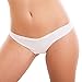 Produktbild 3 Slips für Damen, Baumwolle, niedriger Bund, elastisch, 3487, Größen 2-3-4, Weiß, Schwarz S