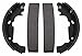 Wagner Z780 Brake Shoe Set, Rear