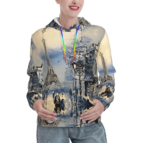 Sweat-shirt femme imprimé pour vos balades urbaines décontractées