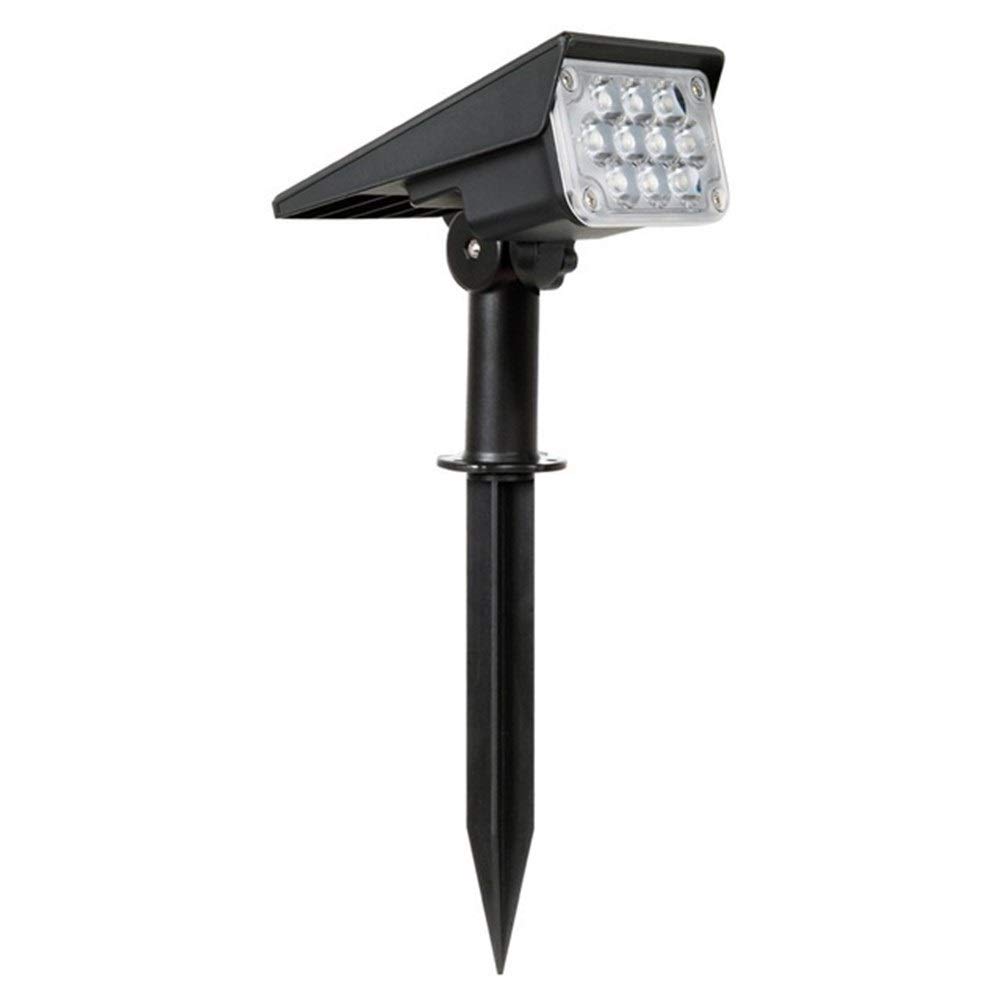 Applique murale solaire RGB réglable étanche IP65 projecteur de jardin LED extérieur multicolore