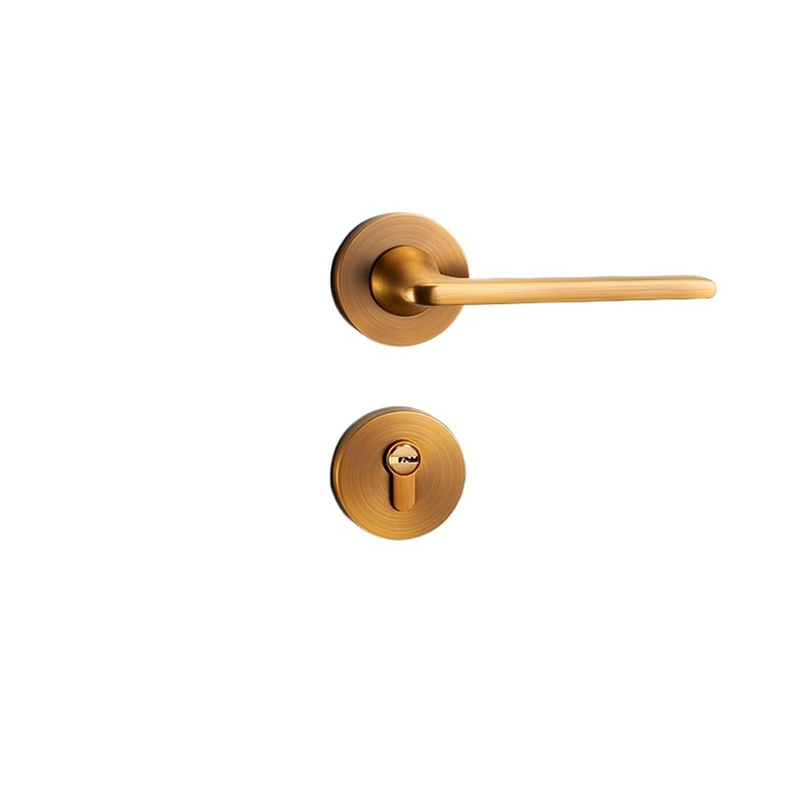 Kfvmvtdw One Color Zinc Alloy Simple Door Lock Silent Bedroom Interior