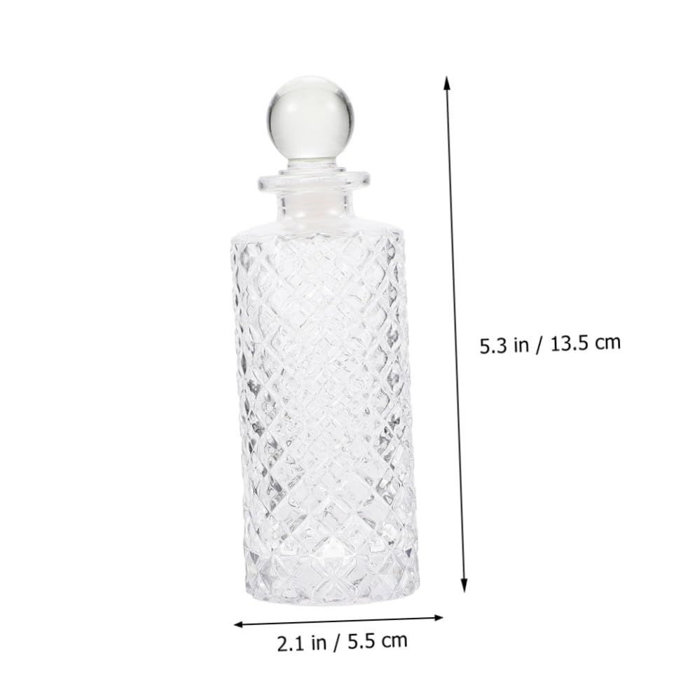 Botellas de Aromaterapia de Vidrio Transparente 4 pcs miniatura 2