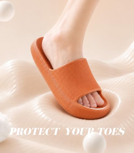 Image of Leevar Cloud Slides for Women and Men - Soft, Comfy, Relax Cloud Slippers, Thick Sole, Non-slip Slides for Men, Easy to Clean, Shower, Swimming, Beach, Indoor and Outdoor Slides for Men