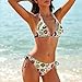 Tomato Pepper Vegetable Print Bikini Sets for Women, Two Piece Swimsuit Bathing Suit for Women Triangle Bikini Multicolor