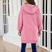 nhApmj Cute Hoodies for Teen Girls Fall Fashion Preppy Long Sleeve Zip Up Hooded Sweatshirts Kids Oversized Lightweight Solid Jackets with Pockets size 5-14