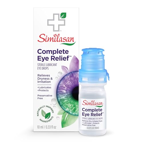 Similasan Complete Eye Relief Drops, Lubricates and Protects, Naturally Inspired Ingredients for...