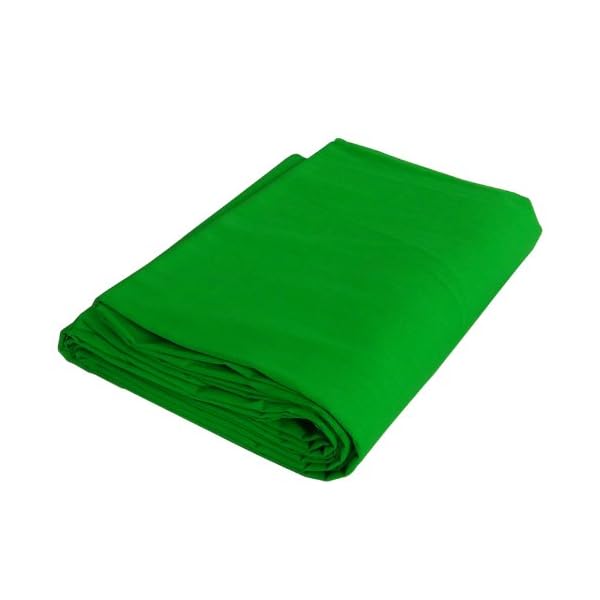 DYNASUN Fotostudio Stoff Hintergrund Pro W004 2,8x4,0 Grün Stoffhintergrund Dicke Baumwolle 140g/sqm