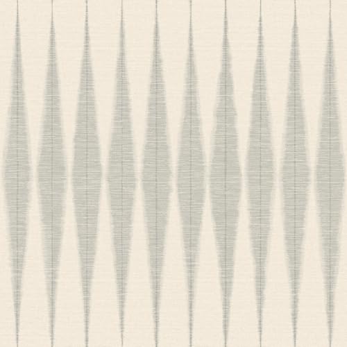 Magnolia Home Handloom Cool Grey Peel and Stick Wallpaper, 20.5 in x 20 ft, Non Woven, Removable by York Wallcoverings - Used condition - US$35.46
