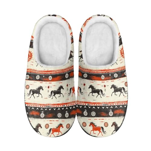 Binienty Womens Fuzzy Slippers Slip on Home Bedroom Shoes Slipper for Indoor Outdoor Travel2