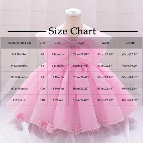 6M-3Y Party Dress for Girls Cute Bow Tie Front Strappy Princess Flower Dresses Formal Elegant Layered Lace Gowns2
