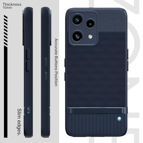 Image of Outlouders Back Cover for Nothing Phone 3a Lite 5G | Full Camera Protection | TPU Soft Flexible Shockproof Bumper Case (Blue)