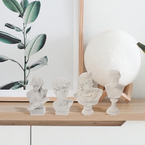 Set de 4 Mini Estatuas Griegas de Resina Decorativa miniatura 3