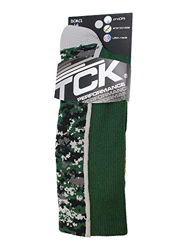 Image of TCK Digital Camo Crew Socks (Dark Green, Medium)
