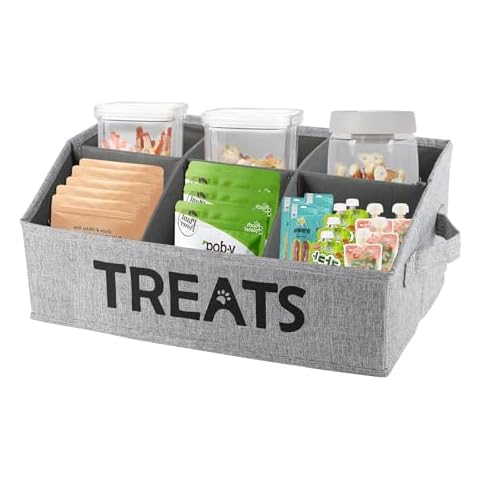Ctomche Large Dog Treat Storage Box Cover