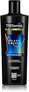TRESemme Hydra Matrix Hydrating Shampoo 340ml with Polyglutamic Acid for 100H of Fluid Hair | Paraben Free Shampoo for Dry Hair & Scalp | Hard Water Detox-picture-21