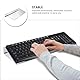 YARNOW Acryl Keyboard Stand Höhenverstellbarer Tastaturhalter rutschfest Transparent Für Schreibtisch Ergonomisch Und Praktisch Zum Verstauen Von Tastaturen Und Bürobedarf