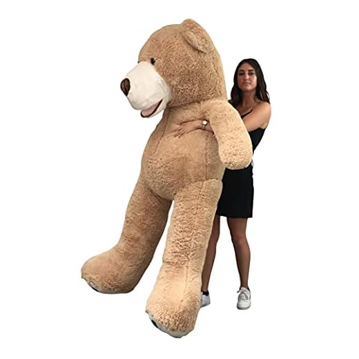 Bananair Osito Osos De Peluche Gigante (130 cm a 340 cm ) Gran Oso XXL Teddy Bear Piel Suave, cumpleaños, Navidad, Regalo, Juguete (200 cm)…