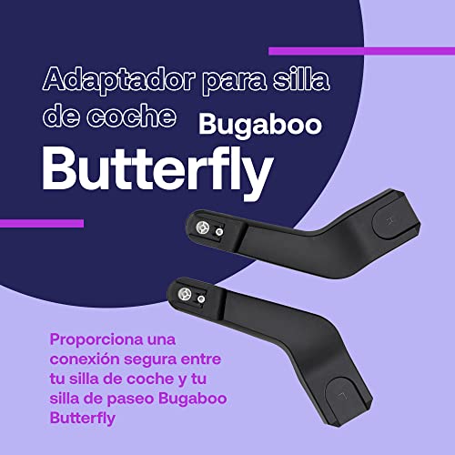 Miniatura 2 de Bugaboo Butterfly Adaptador De Silla De Coche Para Carrito Butterfly, Compatible Con Las Sillas De Coche Turtle Air By Nuna Y Maxi-Cosi, Fácil, Seguro E Intuitivo Sistema Click And Go, Black