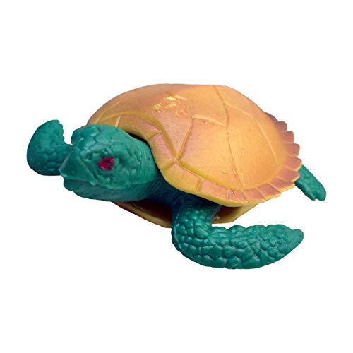 Rep Pals - Tortuga, Juguetes elásticos de Deluxebase. Réplicas de Animales súper elásticos Que parecen Reales. Ideales para niños y niñas
