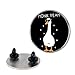 LookHUMAN Honk Yeah Goose 1.5 Inch Round Enamel Pin